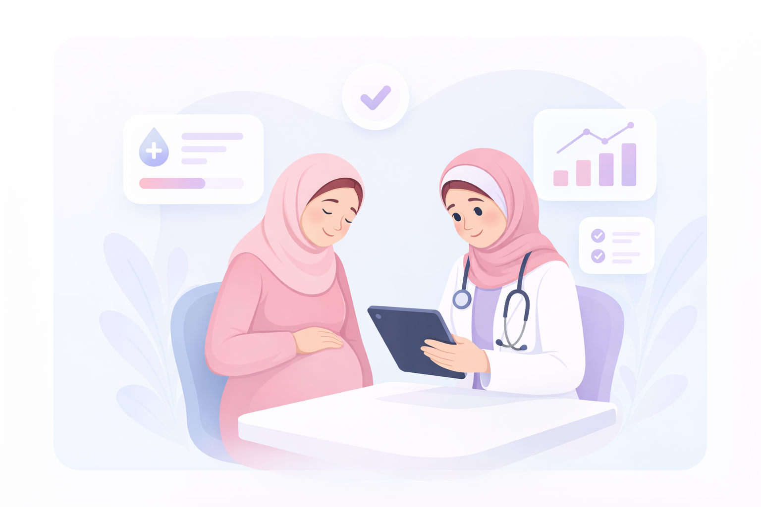 Ilustrasi skrining anemia pada ibu hamil